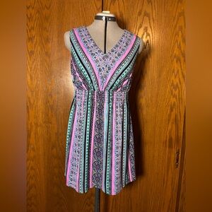 Soma Purple Pink Sleeveless V-Neck lounge wear- medium.